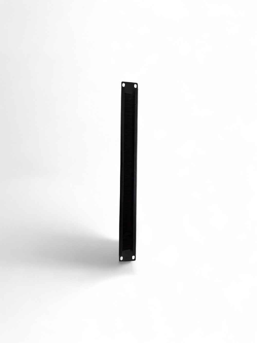 RackWave brush panel standing upright, side profile